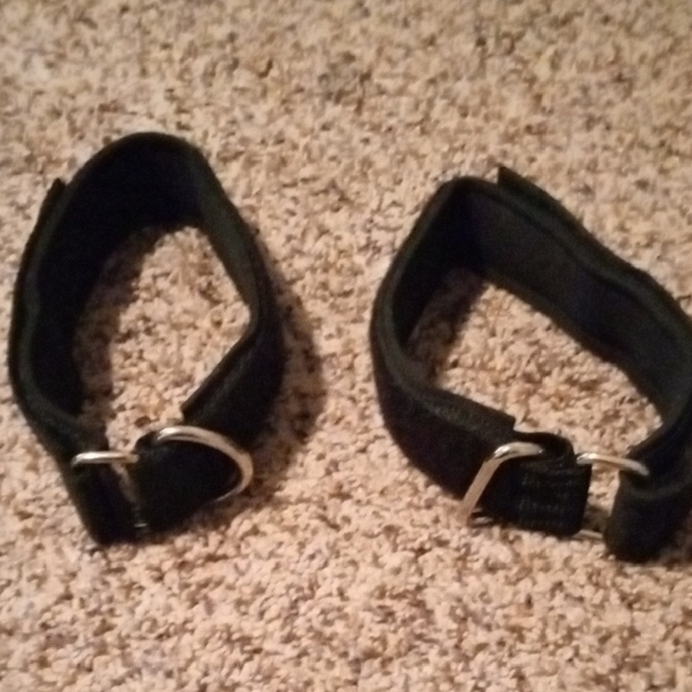 Ankle straps for cable workout